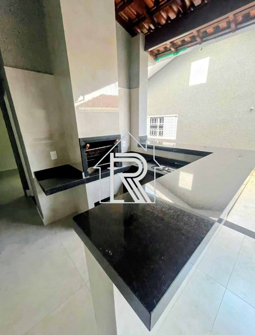 Área de churrasco